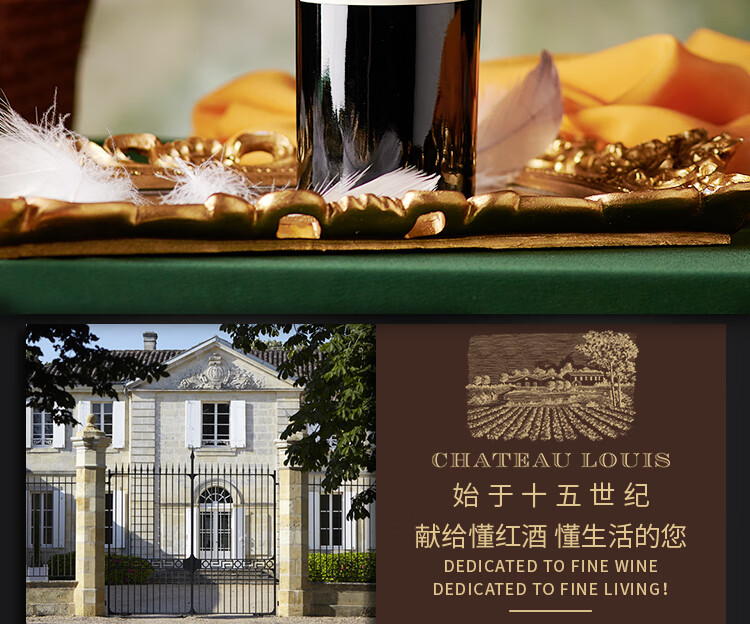 路易城堡（CHATEAU LOUIS）2019-2021年路易庄园古堡干红葡萄酒 法国波尔多圣埃美隆原瓶进口 2019年份单支装中国·bmw11222