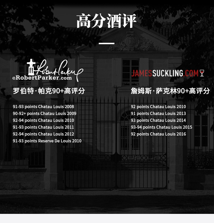 路易城堡（CHATEAU LOUIS）2015年 1.5L路易庄园珍藏干红葡萄酒 法国波尔多AOC特级 原瓶进口 单支装中国·bmw11222